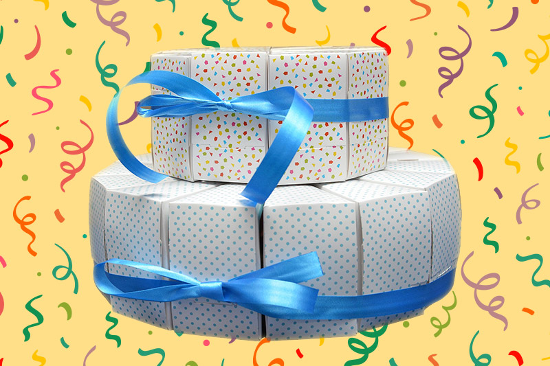 mega gold number birthday candle